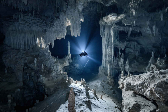 'Siêu' hang động dưới nước lớn nhất thế giới: Trải dài hơn 370km, là một trong những di tích khảo cổ quan trọng có niên đại 10.000 năm
