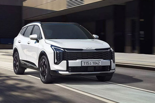 KIA Sportage 2025 lộ diện tại Hàn Quốc