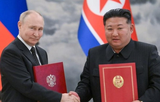 Chủ tịch Triều Tiên Kim Jong Un phê chuẩn hiệp ước quốc phòng với Nga