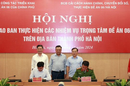 Trung tâm hành chính công Hà Nội triển khai bước đột phá thực hiện Đề án 06