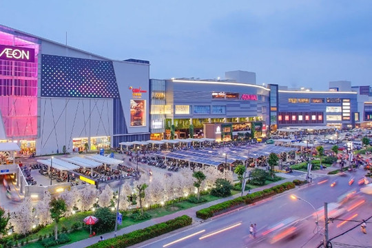 Cất nóc trung tâm thương mại Aeon Mall 1.000 tỷ đồng, đầu tiên tại Đồng bằng sông Cửu Long