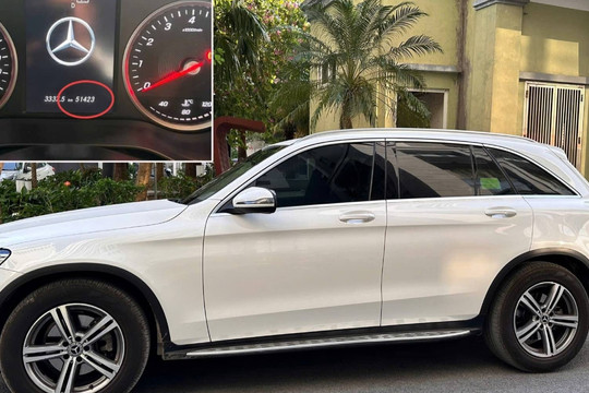 Mua Mercedes GLC 200 cũ giá hơn 1,3 tỷ, đi 5 tháng mới phát hiện bị tua 50.000km