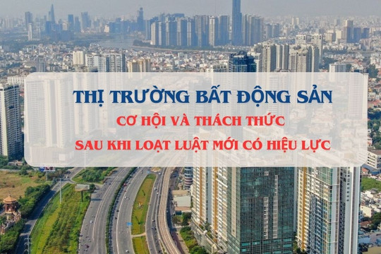 Cơ hội nào cho thị trường bất động sản khi loạt luật mới có hiệu lực?