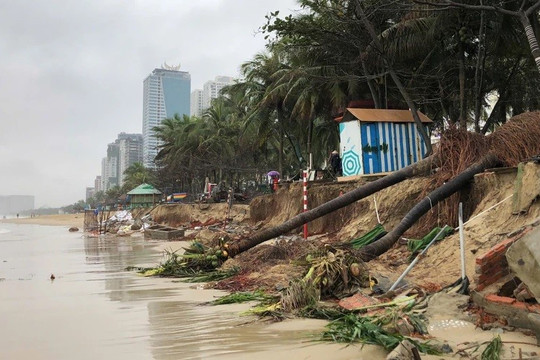 Bãi biển 'quyến rũ nhất hành tinh' của Việt Nam bị triều cường tàn phá, Chủ tịch TP chỉ đạo khẩn