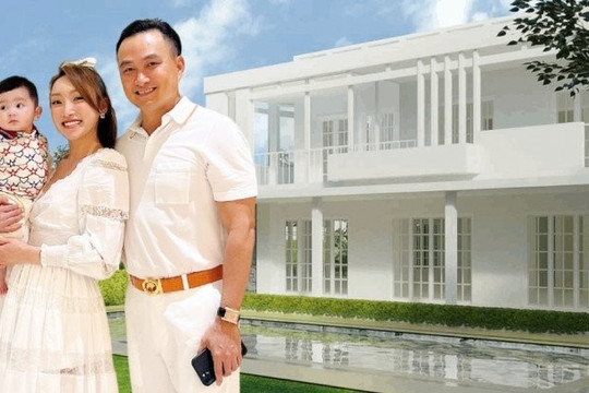 Biệt phủ trắng 1.600m2 sang trọng, 'toát mùi' triệu đô giữa quận 2 của CEO Chi Bảo cùng vợ 3 kém 16 tuổi