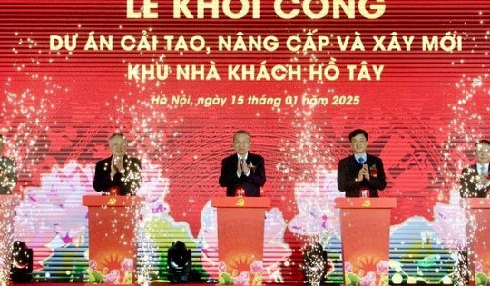 Chính thức khởi công khu Nhà khách Hồ Tây