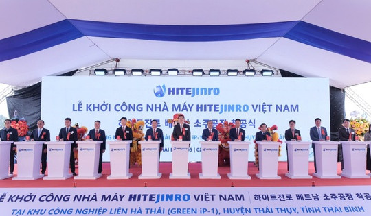 ‘Vựa lúa’ miền Bắc khởi công nhà máy sản xuất rượu với tổng vốn đầu tư 100 triệu USD