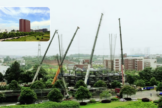 Tòa nhà 15 tầng được xây ‘thần tốc’ trong 140 tiếng: Chỉ sử dụng 200 công nhân làm việc xuyên suốt, tiết kiệm vật liệu gấp 6 lần các công trình thông thường