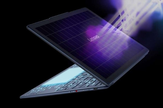 Lenovo ra mắt 'siêu phẩm' laptop sử dụng năng lượng mặt trời và công nghệ màn hình gập đôi tiên tiến