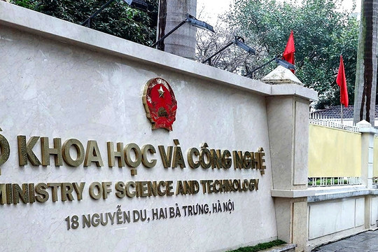 Bộ Khoa học và Công nghệ mới có 25 đầu mối