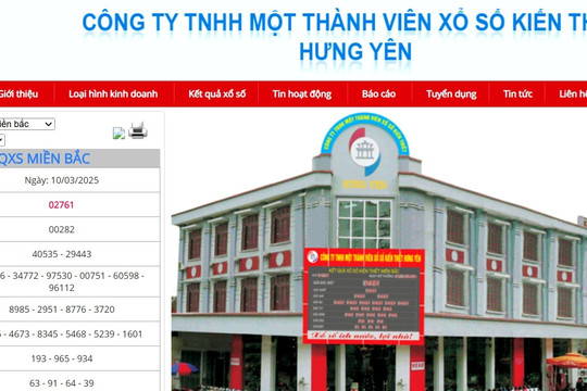 Thanh tra Bộ Tài chính: Công ty Xổ số kiến thiết Hưng Yên lỗ nặng