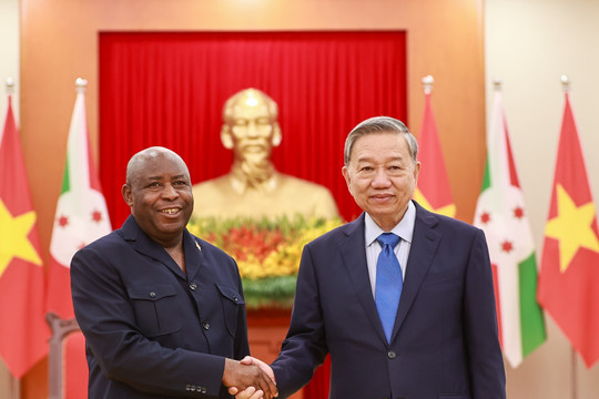 Tổng Bí thư và Thủ tướng tiếp Tổng thống Burundi