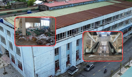 Trung tâm thương mại 'đắp chiếu' hơn 10 năm giữa lòng Hải Dương: Dân 'tẩy chay', nhiều hạng mục xuống cấp, một góc trở thành nơi tập kết rác