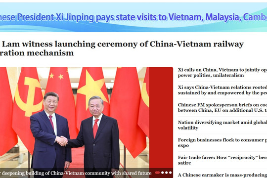 Báo chí Trung Quốc: Tầm quan trọng chiến lược của quan hệ Việt - Trung