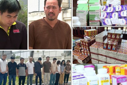Phát hiện lượng lớn thuốc giảm đau trong thành phần thuốc giả vừa triệt phá