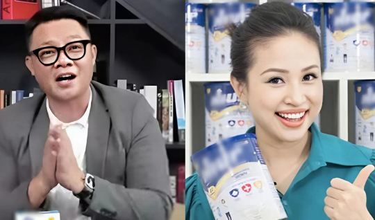 Quảng cáo sữa sai sự thật, BTV Quang Minh và Vân Hugo sẽ bị phạt hơn 100 triệu đồng