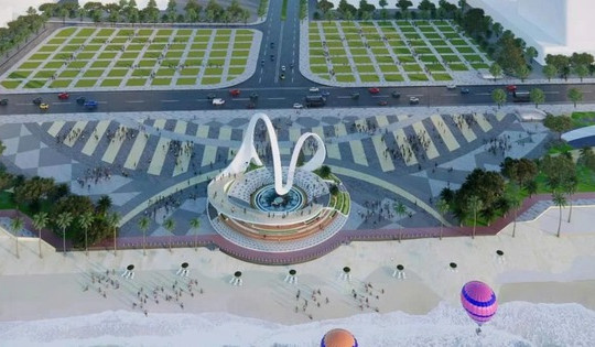 Vài ngày nữa, hoàn thành dự án mở rộng con đường ven biển tại điểm du lịch biển lâu đời nhất Việt Nam