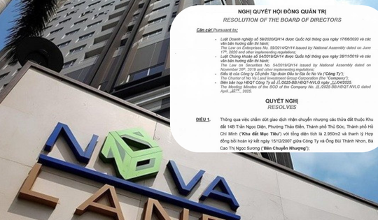 Novaland (NVL) chấm dứt giao dịch chuyển nhượng khu đất gần 3.000m2 của vợ chồng ông Bùi Thành Nhơn tại TP. HCM