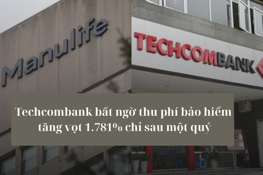 Chia tay Manulife, doanh thu từ mảng bảo hiểm của Techcombank bất ngờ tăng vọt 1.781% chỉ sau một quý