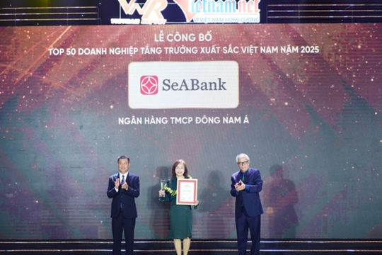 SeABank (SSB) tăng 173 bậc trong bảng xếp hạng FAST500