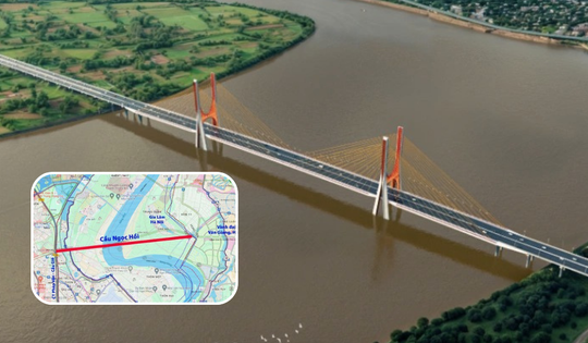 Hà Nội sắp có cầu gần 12.000 tỷ vượt sông Hồng án ngữ giữa cụm siêu đô thị 13 tỷ USD lớn nhất miền Bắc