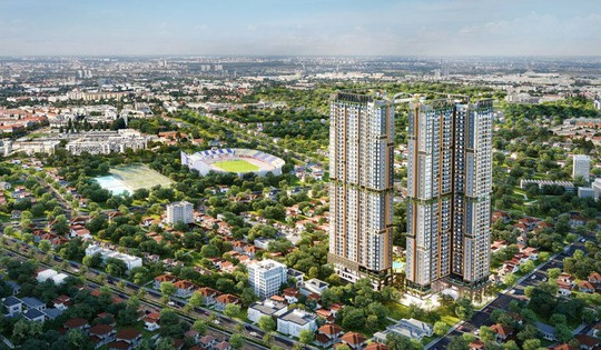 Tòa tháp đôi chọc trời cao nhất tỉnh giàu nhất Việt Nam sở hữu cầu kính trên không cao nhất cả nước, chịu được động đất cấp 7 và gió cấp 11