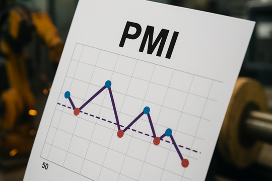 PMI tháng 4 lao dốc về đáy gần 2 năm