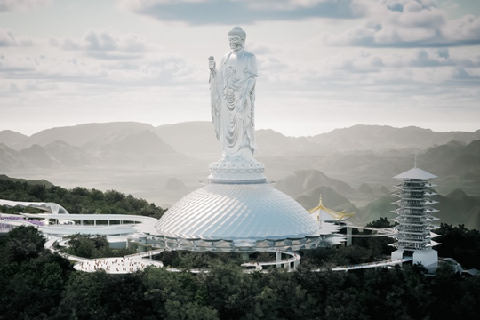 Việt Nam chuẩn bị xây dựng tượng Phật lớn nhất thế giới, vượt mặt kỷ lục hiện tại ở Trung Quốc: Sở hữu chiều cao tới 167,5m, thể tích gần 70.000m³