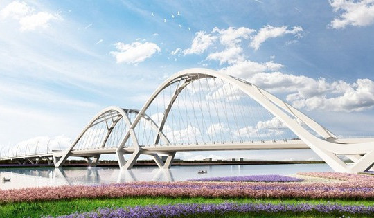Tỉnh dự kiến sáp nhập với Hải Phòng sắp khởi công xây cầu vượt sông Thái Bình, kiến trúc hình ‘cánh cò’