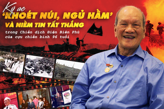 Ký ức ‘khoét núi, ngủ hầm’ và niềm tin tất thắng trong Chiến dịch Điện Biên Phủ của cựu chiến binh 96 tuổi