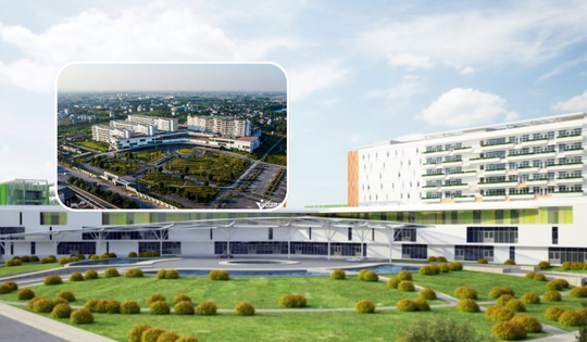 Bệnh viện nghìn tỷ bỏ hoang ngay sát cạnh Thủ đô: Từng được xây dựng theo tiêu chuẩn quốc tế, nay là khối nhà bong tróc phủ rêu