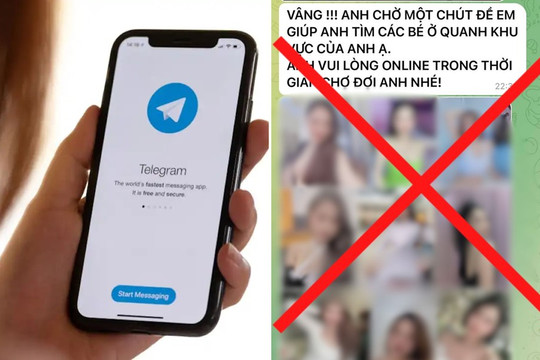 Tìm ‘gái gọi’ trên Telegram, nam thanh niên bị lừa mất 3,5 tỷ đồng
