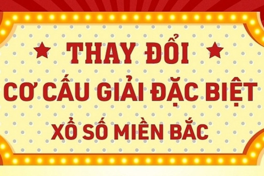 Từ 1/4 đến 30/9, Xổ số miền Bắc cắt giảm 25% tổng giá trị giải đặc biệt