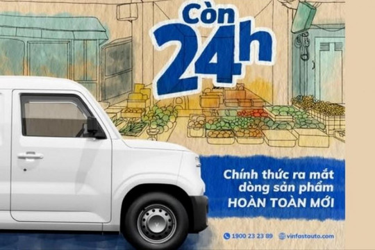 VinFast bất ngờ hé lộ hình ảnh đầu tiên về một mẫu xe điện hoàn toàn mới