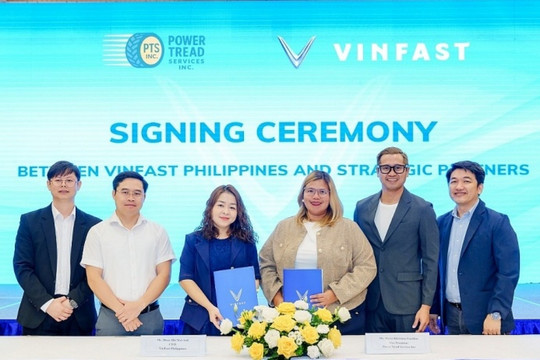 Bắt tay 4 doanh nghiệp, VinFast xây dựng ‘hậu phương’ xe điện tại Philippines với hơn 100 xưởng dịch vụ