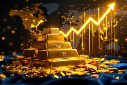 Giá vàng bật tăng sau cú rơi mạnh
