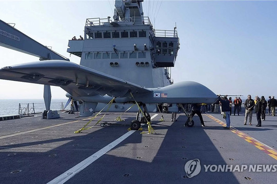 Tàu sân bay Hàn Quốc sẽ trang bị phi đội UAV thay vì máy bay chiến đấu F-35