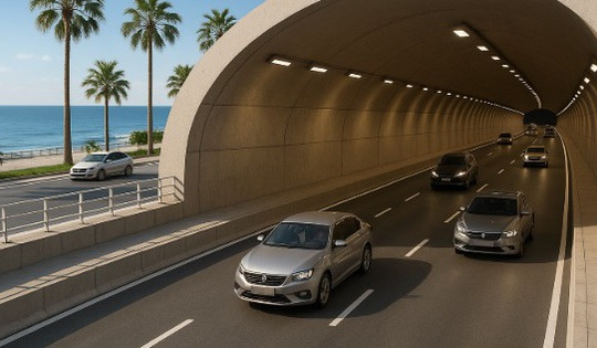 ‘Hòn ngọc biển Đông’ của Việt Nam có đường hầm ven biển 4,3km: Chi phí 6.200 tỷ với tiềm năng kết nối chiến lược