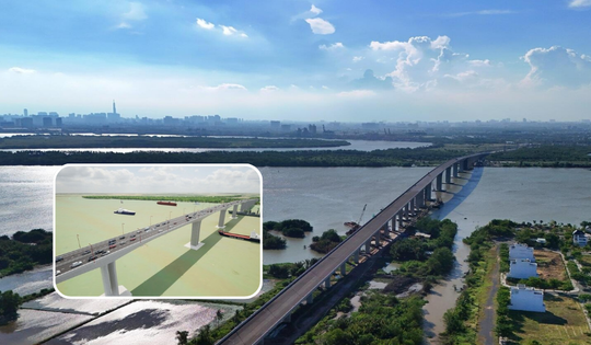 Chỉ nửa tháng nữa, cây cầu lớn nhất trên tuyến vành đai hơn 75.000 tỷ nối nhịp 2 tỉnh giàu có của Việt Nam sẽ thông xe