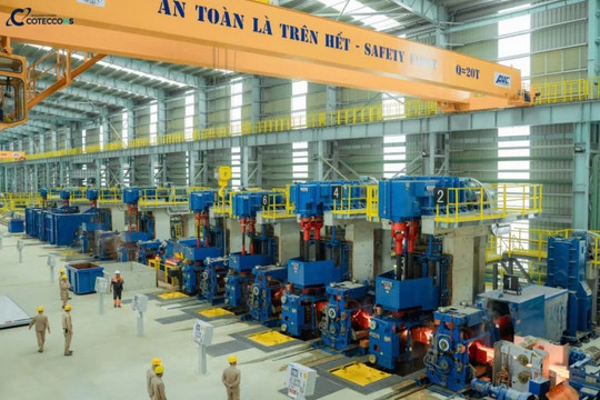 Coteccons bàn giao nhà máy thép công suất 1 triệu tấn/năm cho 'ông lớn' từng bị hủy niêm yết