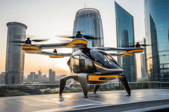 Vừa khởi công nhà máy chip bán dẫn tại Bình Dương, CT Group đã trình làng mẫu UAV chở người vận tốc 190km/h