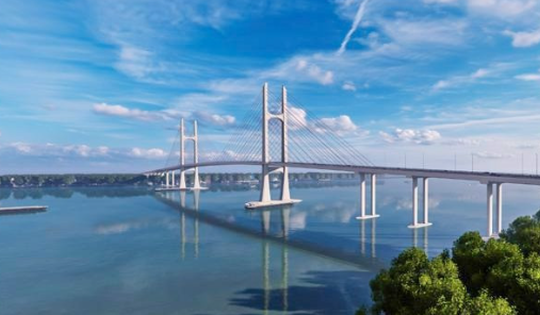 Đúng 3 tháng nữa, cây cầu gần 7.000 tỷ, cách cầu dây văng đầu tiên do Việt Nam thiết kế 3,8km sẽ khánh thành
