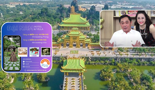 Khu du lịch 6.000 tỷ lớn nhất Đông Nam Á của vợ chồng bà Nguyễn Phương Hằng xả ưu đãi khủng khi booking villa nghỉ dưỡng