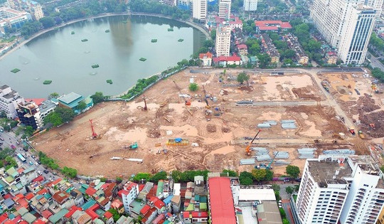 Bắt đầu xây dựng dự án tổ hợp trung tâm thương mại, dịch vụ, văn hóa trên ‘đất vàng’ Giảng Võ