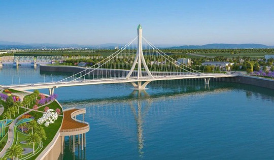 'Hòn ngọc biển Đông' của Việt Nam sắp có cây cầu trăm tỷ vượt sông mang dáng dấp trầm hương, thay thế cầu gỗ 22 năm đã xuống cấp