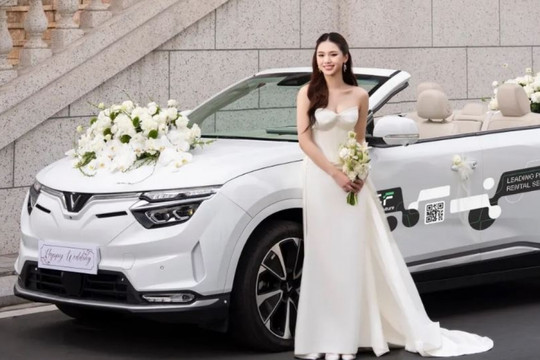 Công ty của con trai tỷ phú Phạm Nhật Vượng ra mắt dịch vụ cho thuê xe hoa cưới giá chỉ từ 1,2 triệu đồng