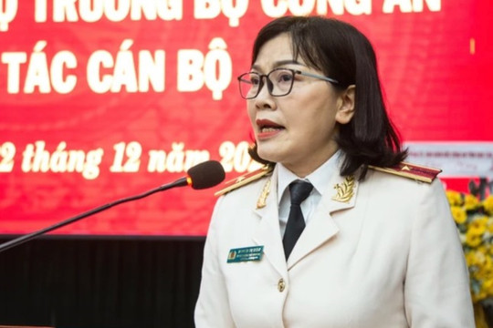Bộ trưởng Công an ký quyết định nghỉ hưu với Thiếu tướng Nguyễn Thị Xuân