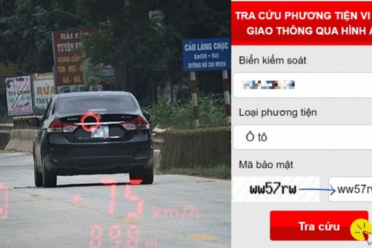 Trong 15 ngày, xe ô tô biển kiểm soát sau vượt đèn đỏ 9 ngày, số tiền phạt nguội lên tới 37 triệu đồng