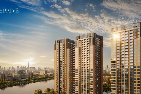Chất liệu và ngôn ngữ thiết kế tạo nên dải lụa đẹp The Privé