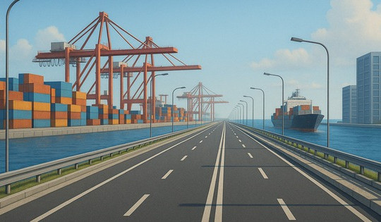Chỉ 1 tháng nữa, tuyến đường liên cảng hơn 4.100 tỷ tại tỉnh giàu bậc nhất Việt Nam chính thức khởi công